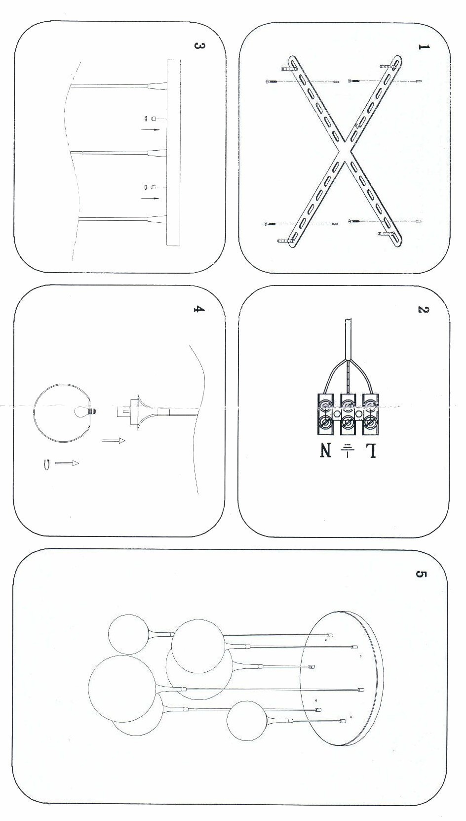 Lightstar (MD5081A-6JS)  Люстра GLOBO 6х40W  E14 gold/white (в комплекте) Lightstar (MD5081A-6JS)  Люстра GLOBO 6х40W  E14 gold/white (в комплекте)